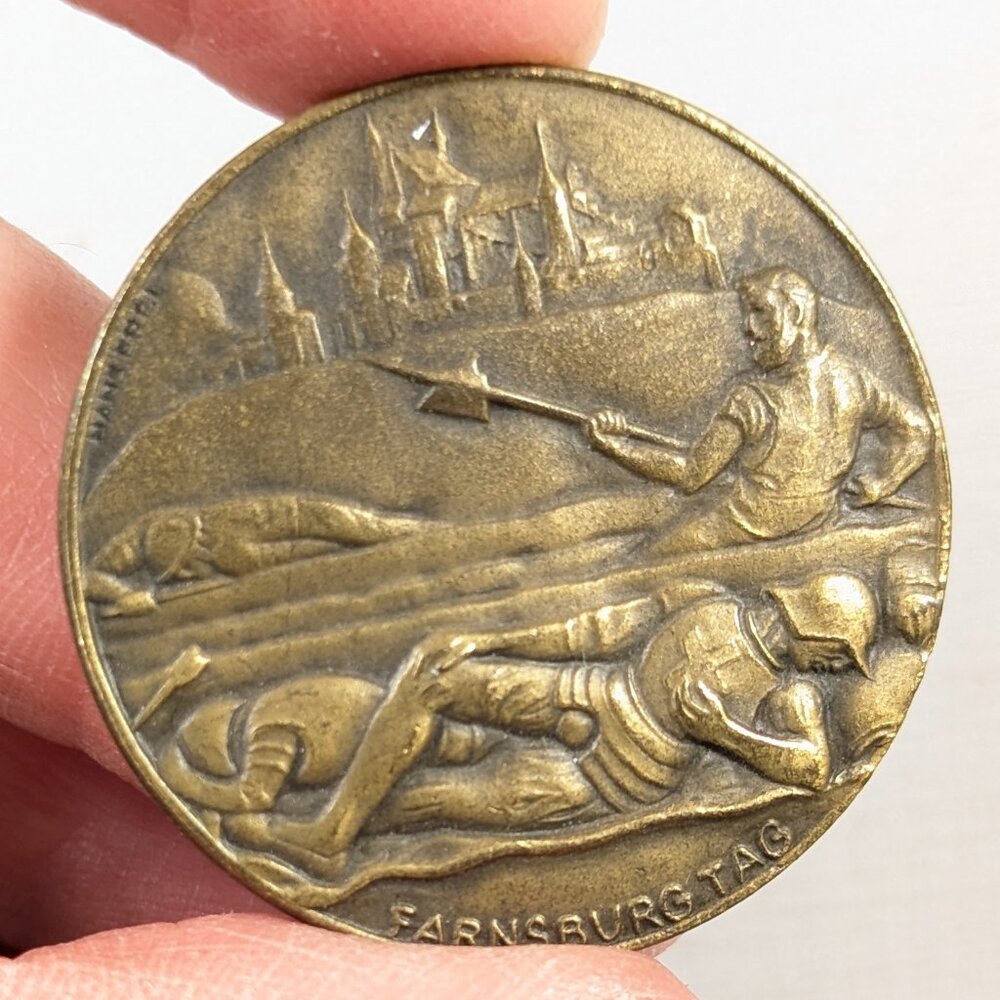 Battle of Farnsburg, Schlacht am Farnsburg Tag by Hans Frei commemorative pin